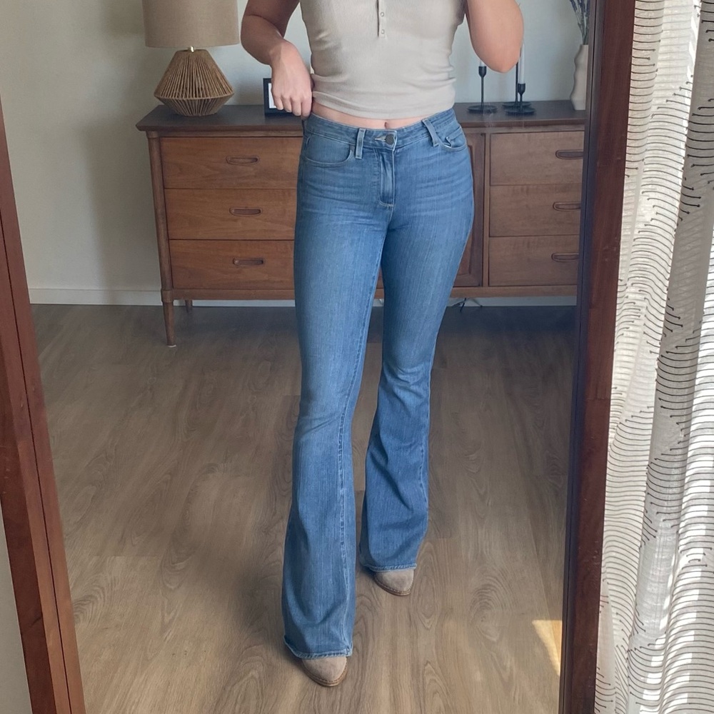 PAIGE high rise bell canyon jeans